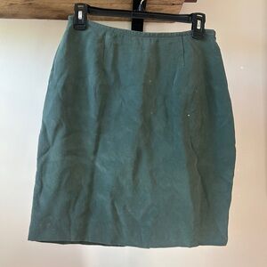 Overdyed vintage silk mini skirt